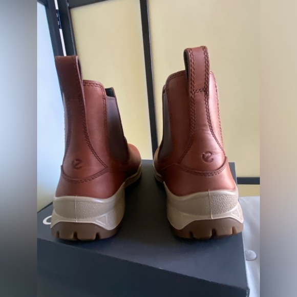 Ecco Women's Shape Sculpted Motion 35 Slouchy Knee-high Boot, NWT 8.5 Rust-Brown - Picture 3 of 5